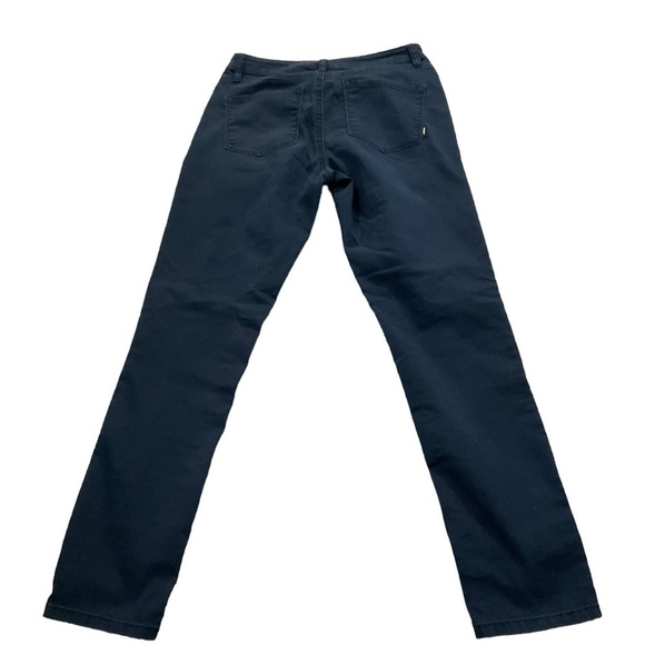 Prana Straight Leg Jeans Dark Blue Navy Size 2 Short - Picture 2 of 8